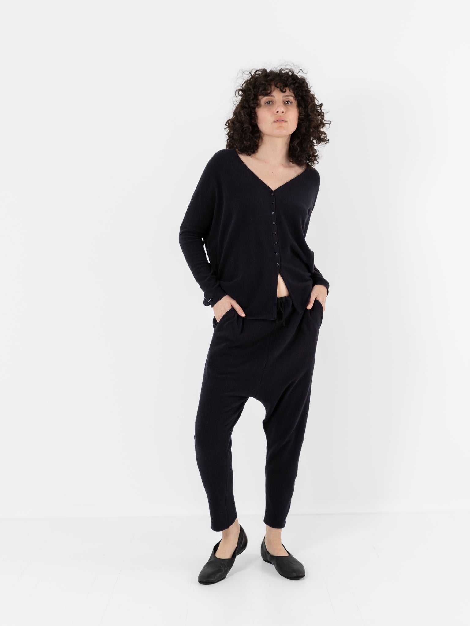 Album Di Famiglia New Basic Pant In Ink JP - ALBUM DI FAMIGLIA at Worthwhile - shop PANT