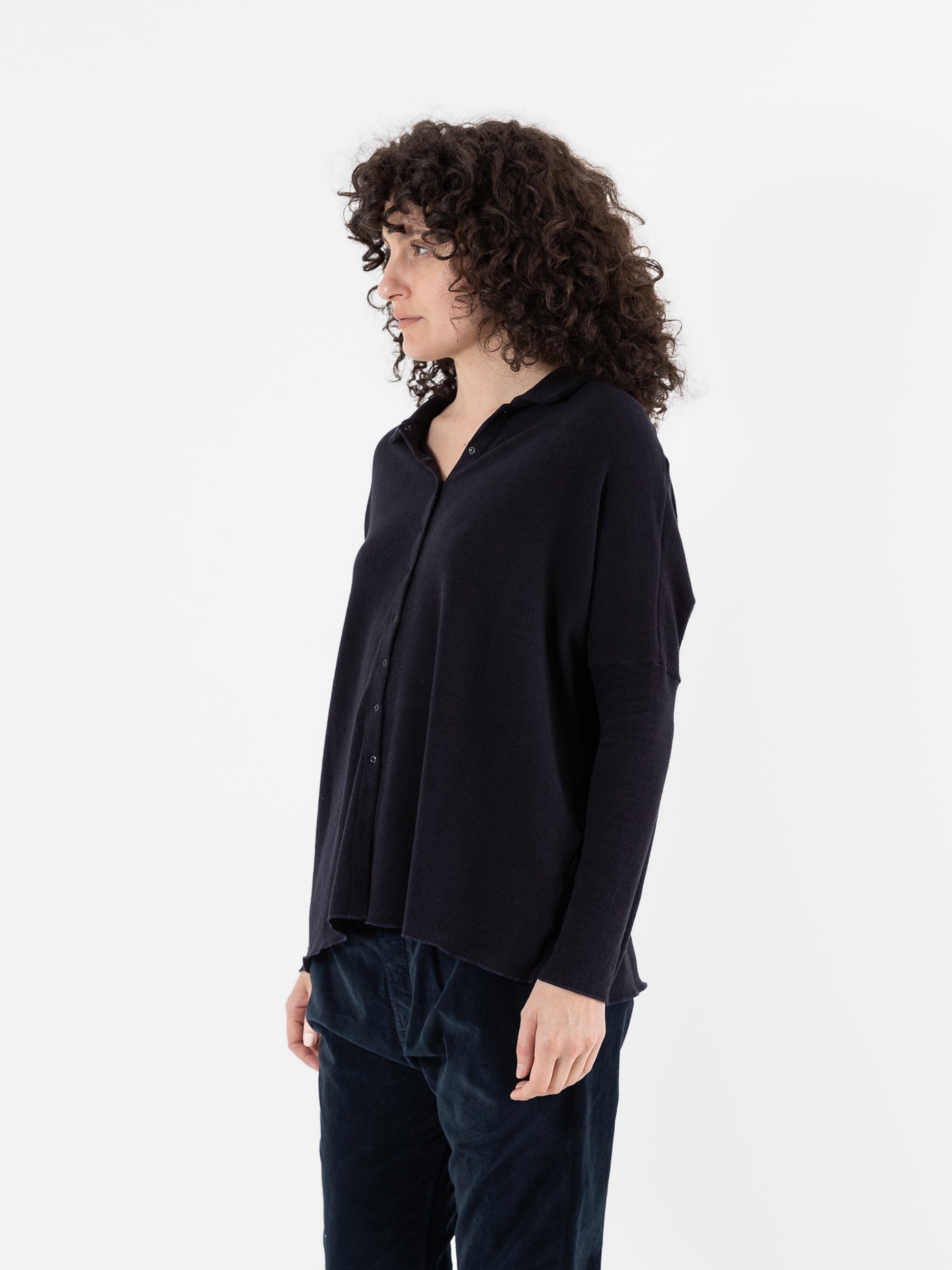 Album Di Famiglia Open Polo in Ink JP - ALBUM DI FAMIGLIA at Worthwhile - shop TOP