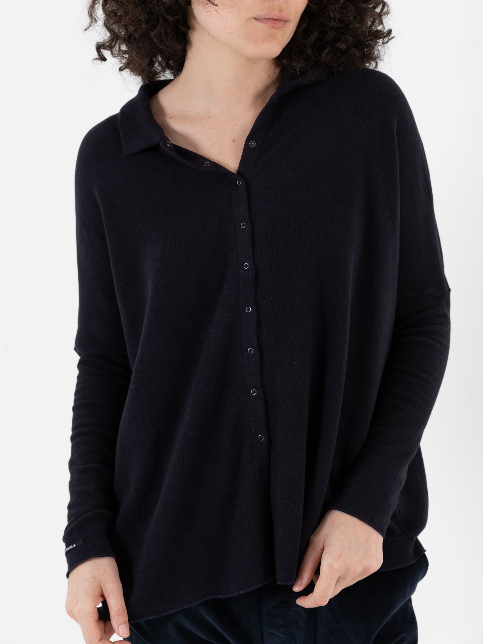 Album Di Famiglia Open Polo in Ink JP - ALBUM DI FAMIGLIA at Worthwhile - shop TOP