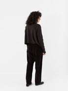 Album di Famiglia Velvet Braghe Pant in Chocolate - ALBUM DI FAMIGLIA at Worthwhile - shop PANT