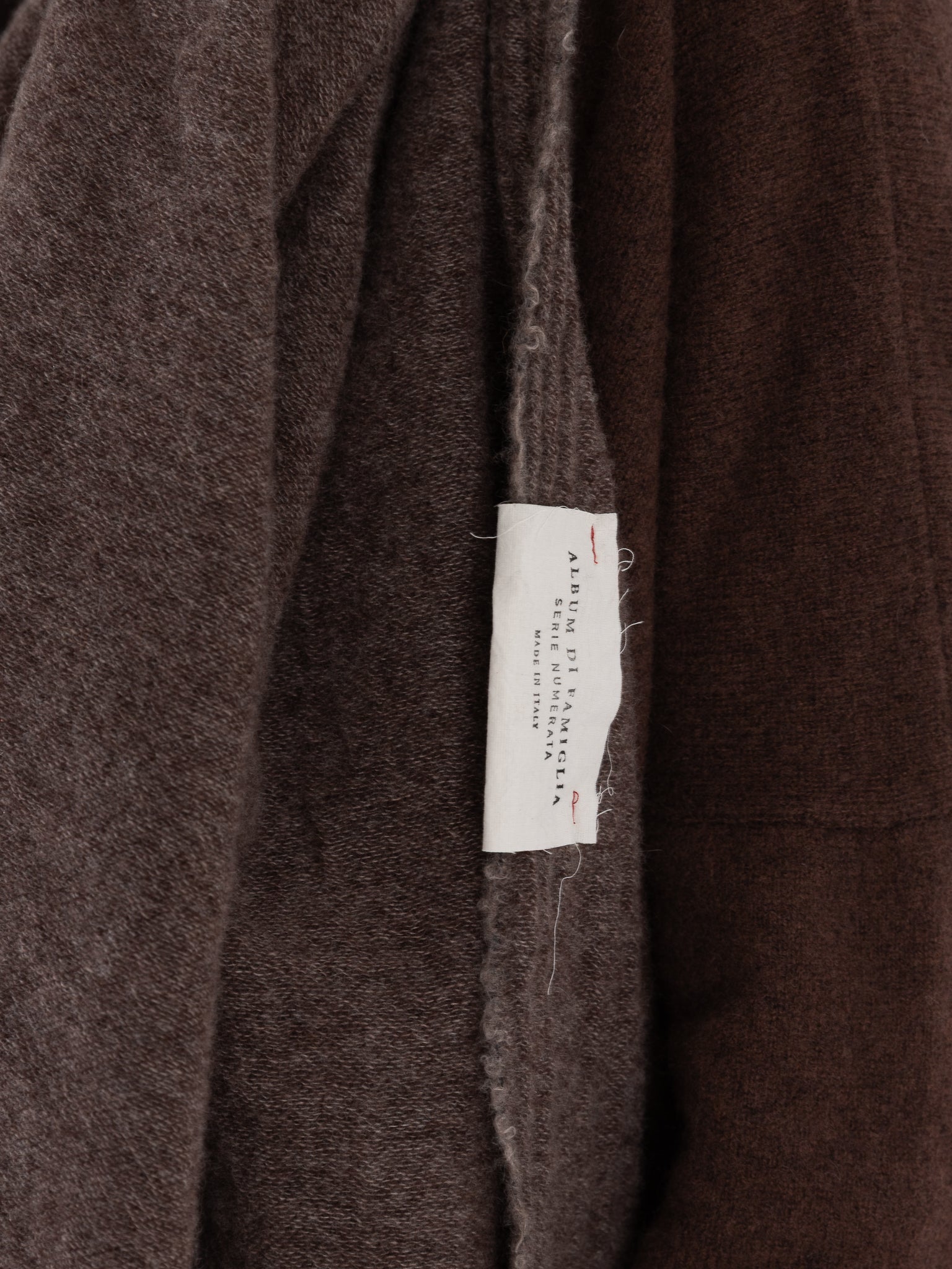 Album Di Famiglia Cashmere Scarf in Marron Glace - ALBUM DI FAMIGLIA at Worthwhile - shop SCARF