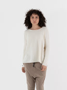 Album Di Famiglia Pullover in Milk JP - ALBUM DI FAMIGLIA at Worthwhile - shop TOP