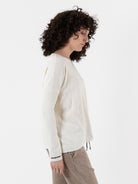 Album Di Famiglia Pullover in Milk JP - ALBUM DI FAMIGLIA at Worthwhile - shop TOP