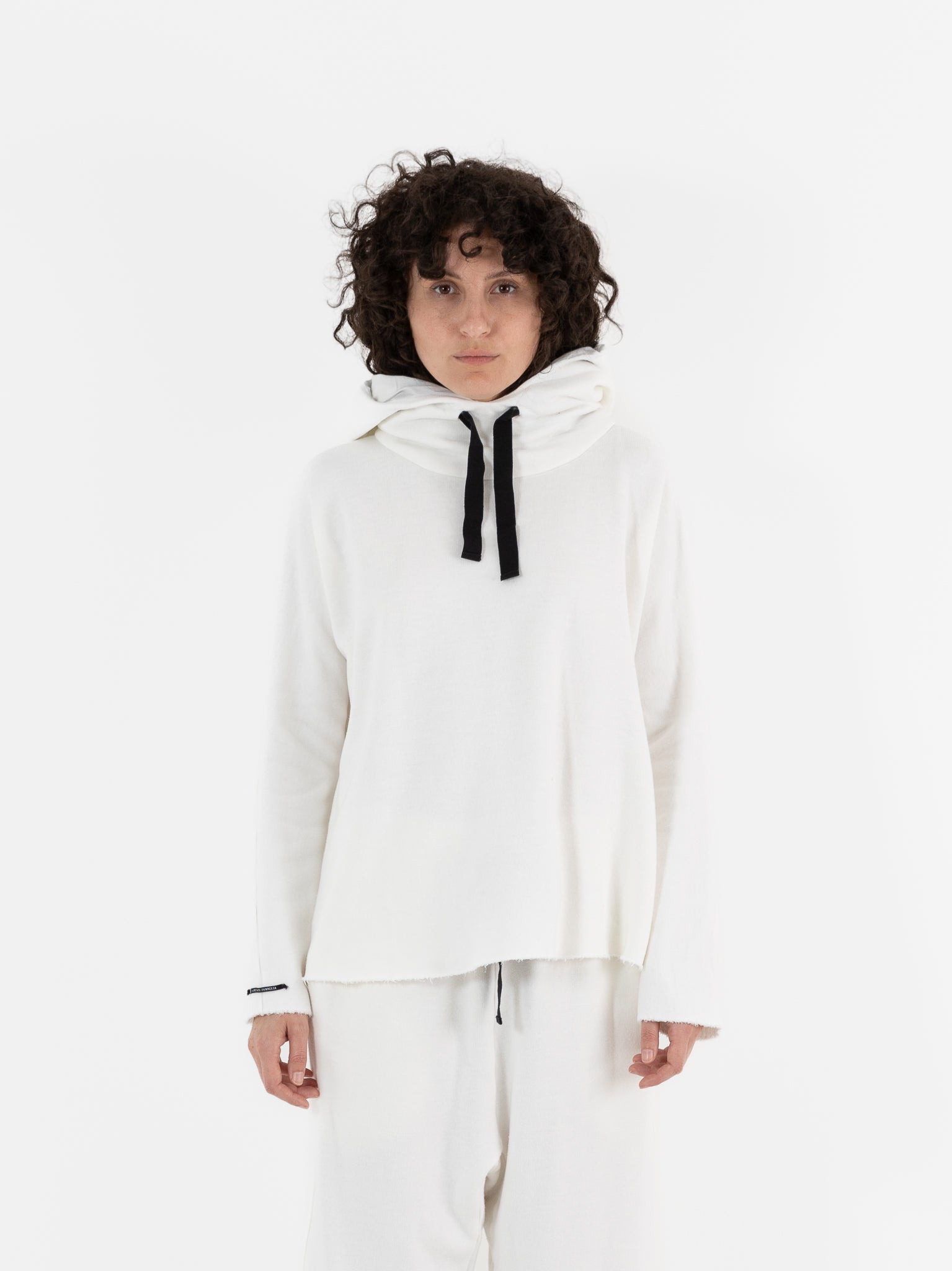 Album di Famiglia Soft Hoodie in Milk - ALBUM DI FAMIGLIA at Worthwhile - shop TOP