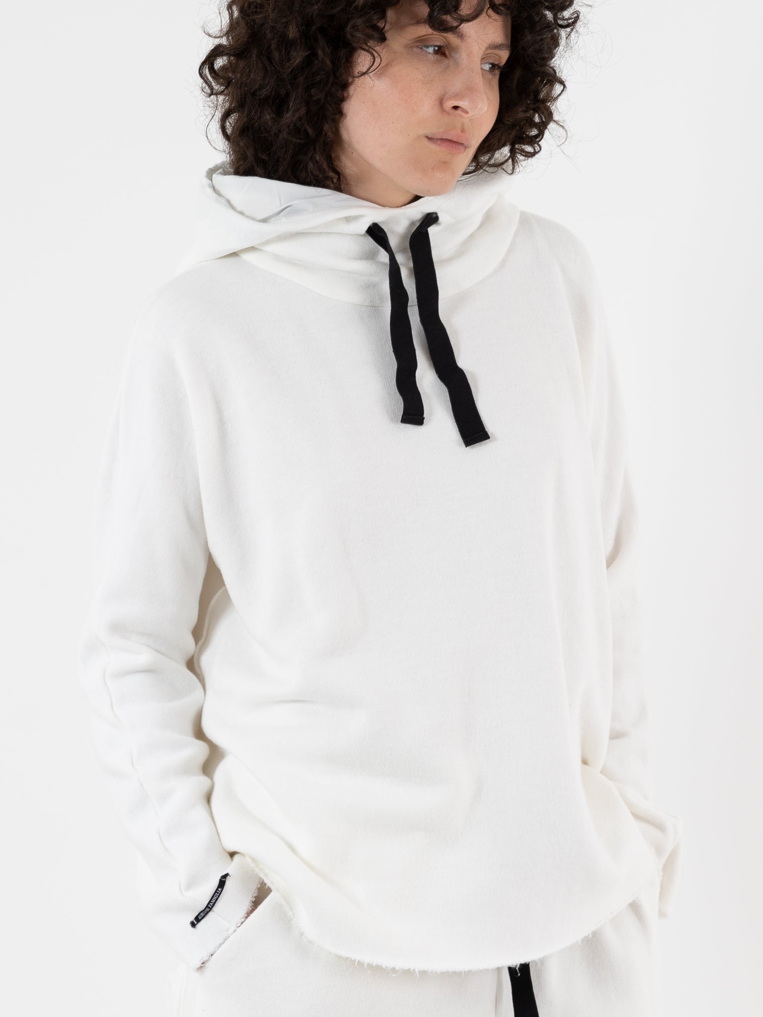Album di Famiglia Soft Hoodie in Milk - ALBUM DI FAMIGLIA at Worthwhile - shop TOP