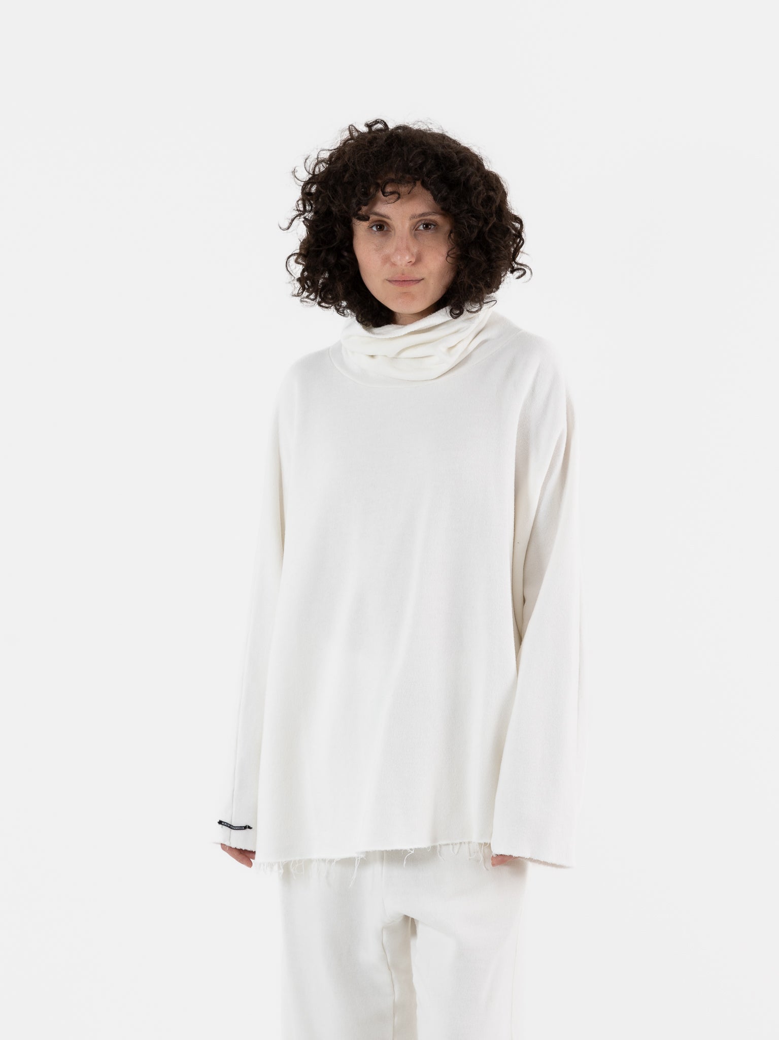 Album di Famiglia Soft Turtleneck in Milk - ALBUM DI FAMIGLIA at Worthwhile - shop TOP