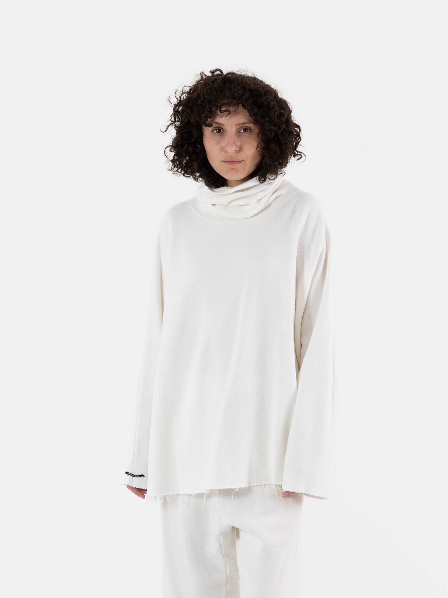 Album di Famiglia Soft Turtleneck in Milk - ALBUM DI FAMIGLIA at Worthwhile - shop TOP