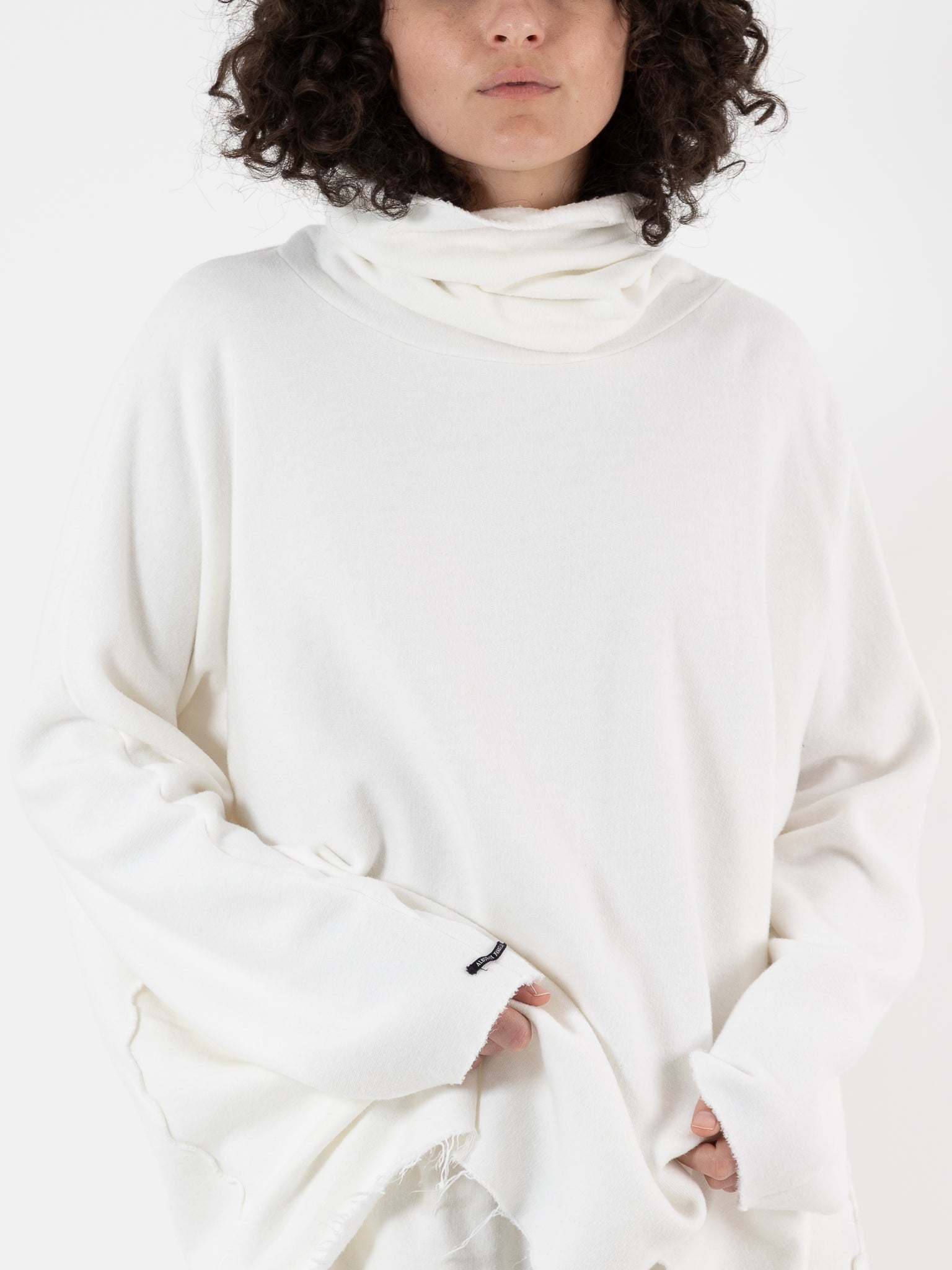 Album di Famiglia Soft Turtleneck in Milk - ALBUM DI FAMIGLIA at Worthwhile - shop TOP