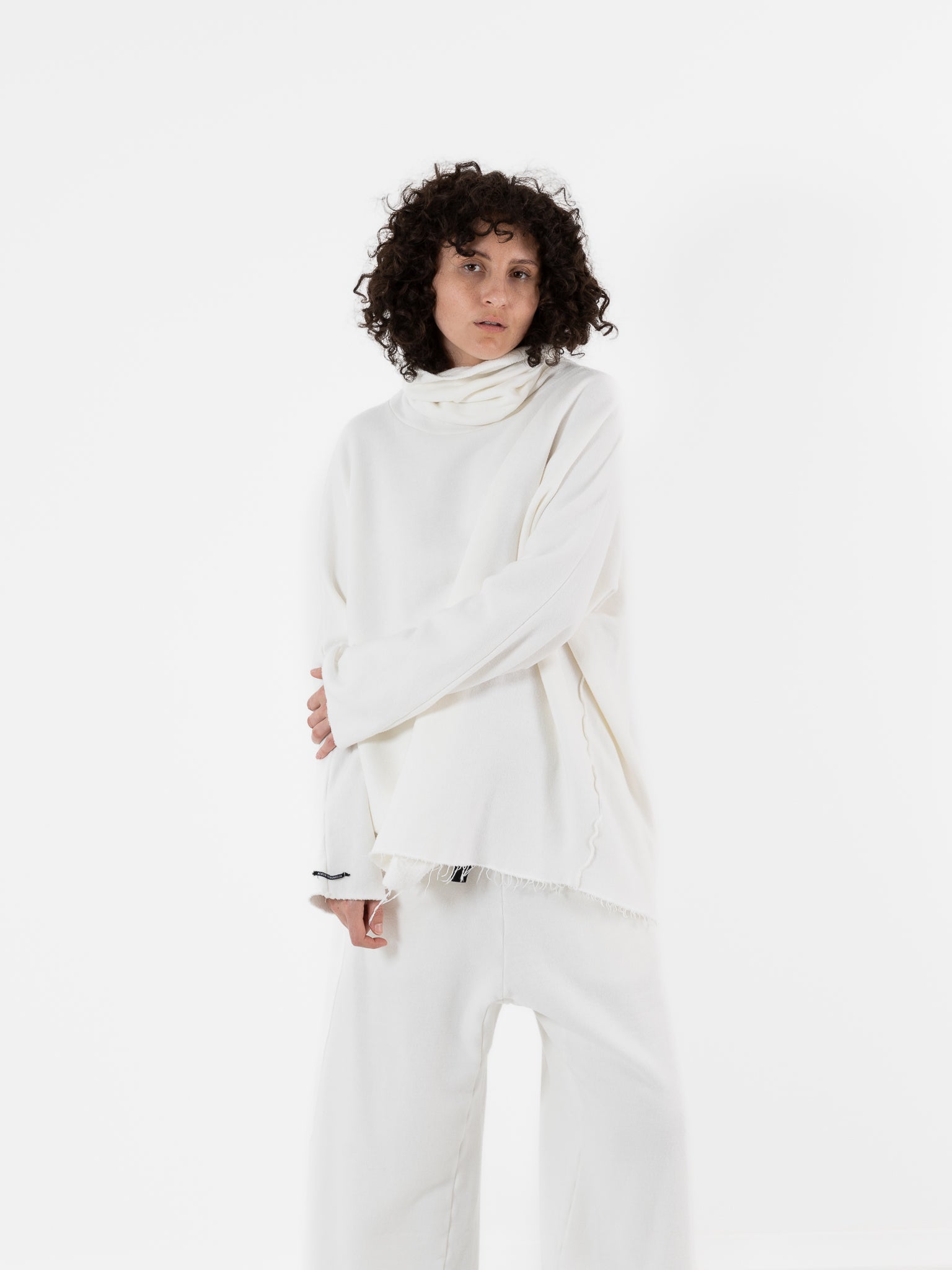 Album di Famiglia Soft Turtleneck in Milk - ALBUM DI FAMIGLIA at Worthwhile - shop TOP