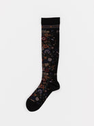 Antipast Happy Flower Compression Socks in Black - ANTIPAST at Worthwhile - shop SOCK