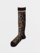 Antipast Happy Flower Compression Socks in Brown - ANTIPAST at Worthwhile - shop SOCK