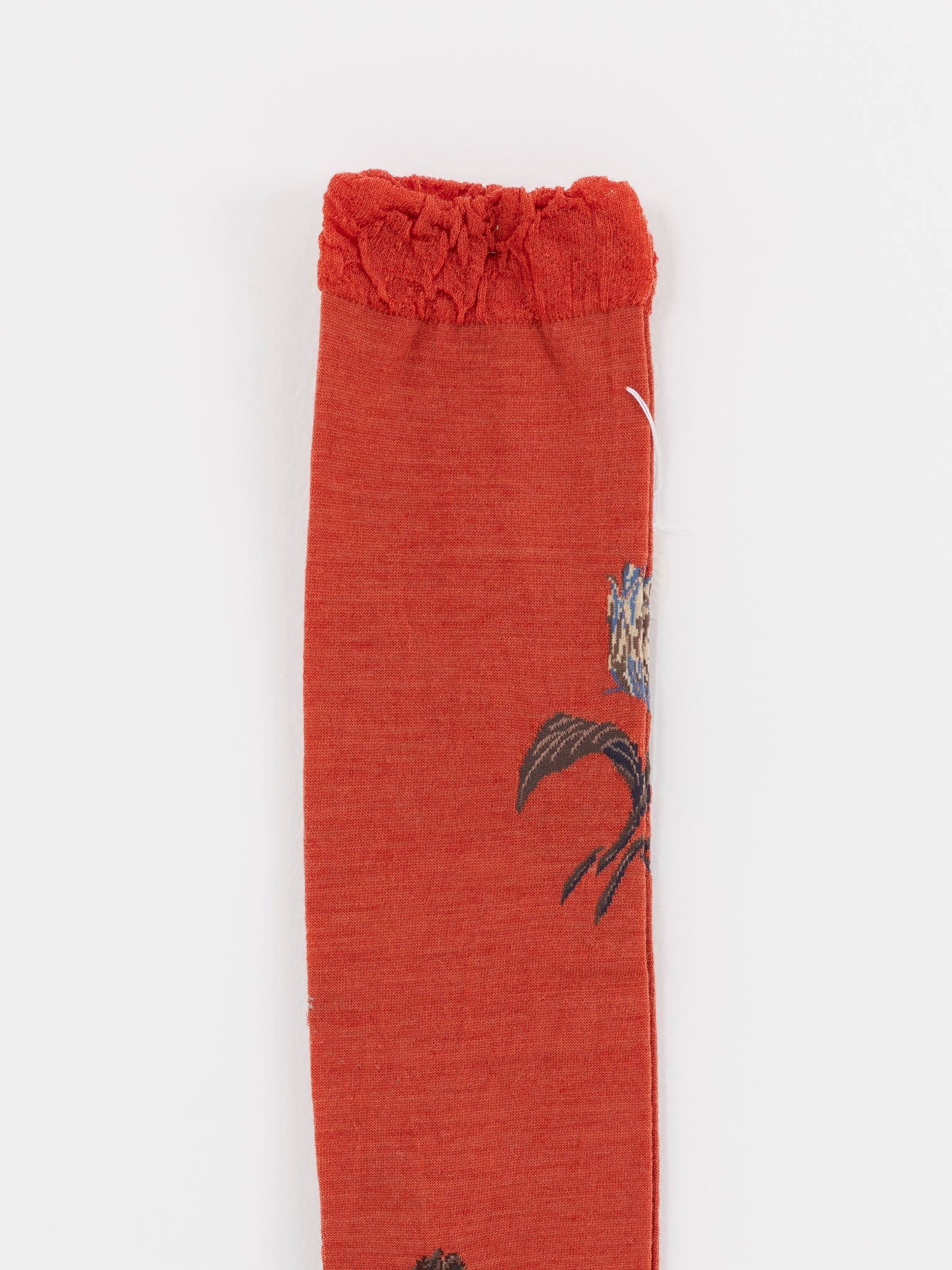 Antipast Tulip Bouquet High Socks in Coral - ANTIPAST at Worthwhile - shop SOCK