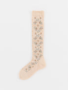 Antipast Rose Wall High Socks in Ivory - ANTIPAST at Worthwhile - shop SOCK