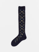 Antipast Rose Wall High Socks in Navy - ANTIPAST at Worthwhile - shop SOCK