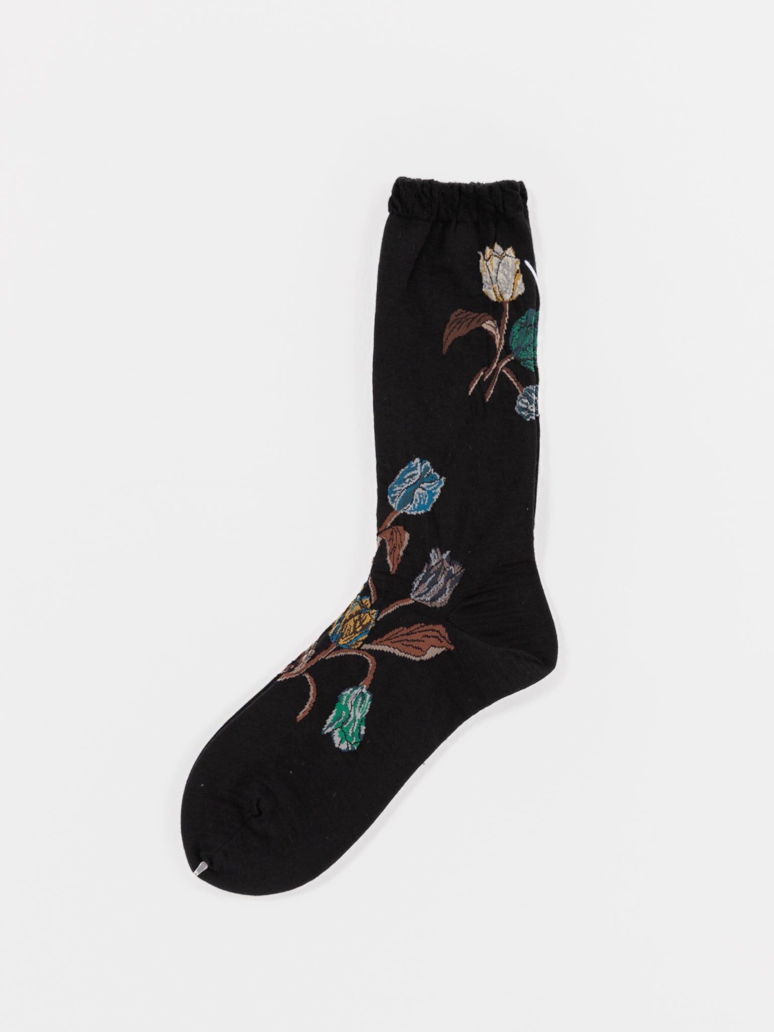 Antipast Tulip Bouquet Socks in Black - ANTIPAST at Worthwhile - shop SOCK