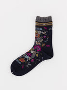Antipast Happy Flower Socks in Navy - ANTIPAST at Worthwhile - shop SOCK