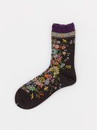 Antipast Happy Flower Socks in Brown - ANTIPAST at Worthwhile - shop SOCK