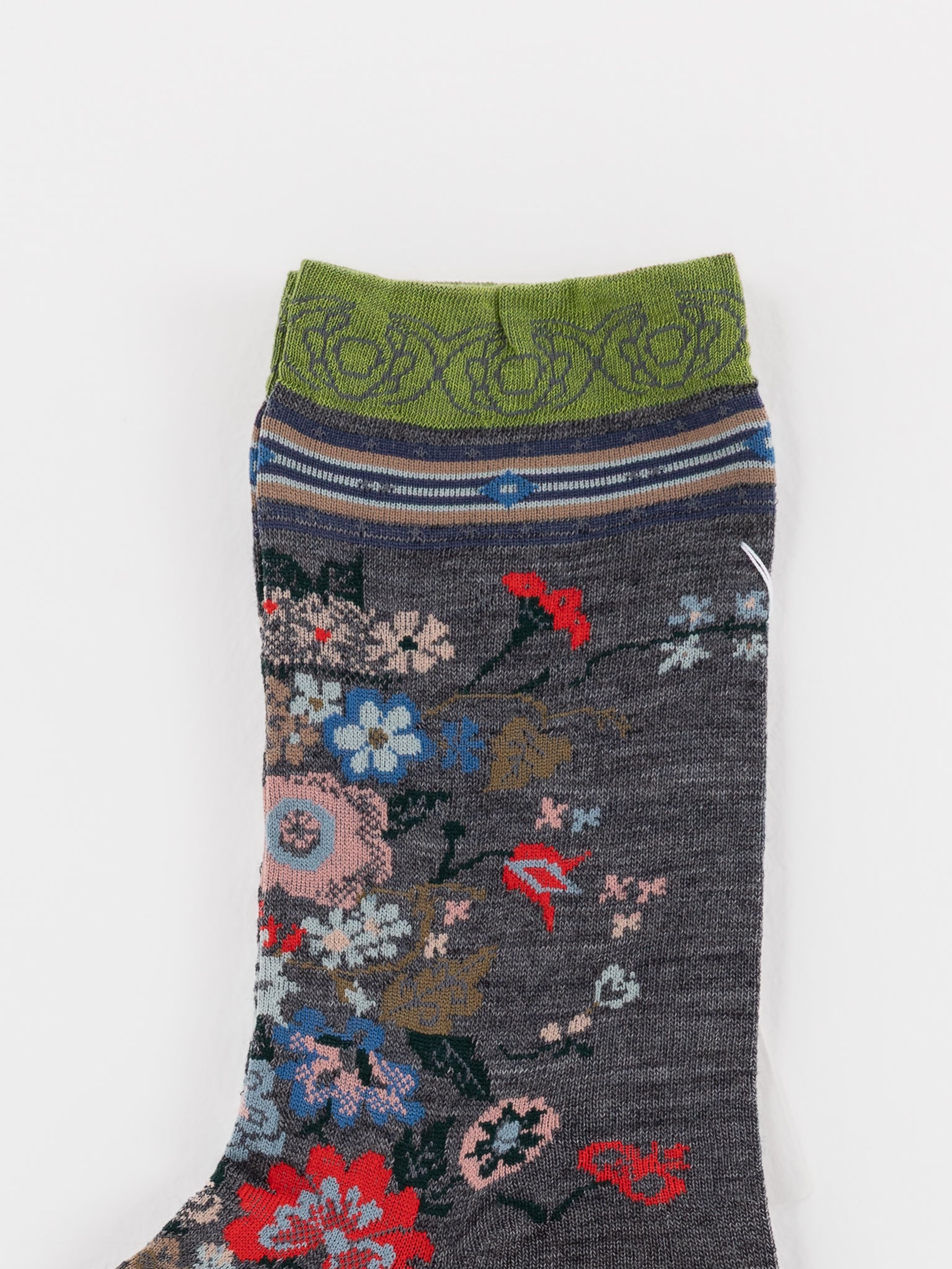 Antipast Happy Flower Socks in Grey - ANTIPAST at Worthwhile - shop SOCK
