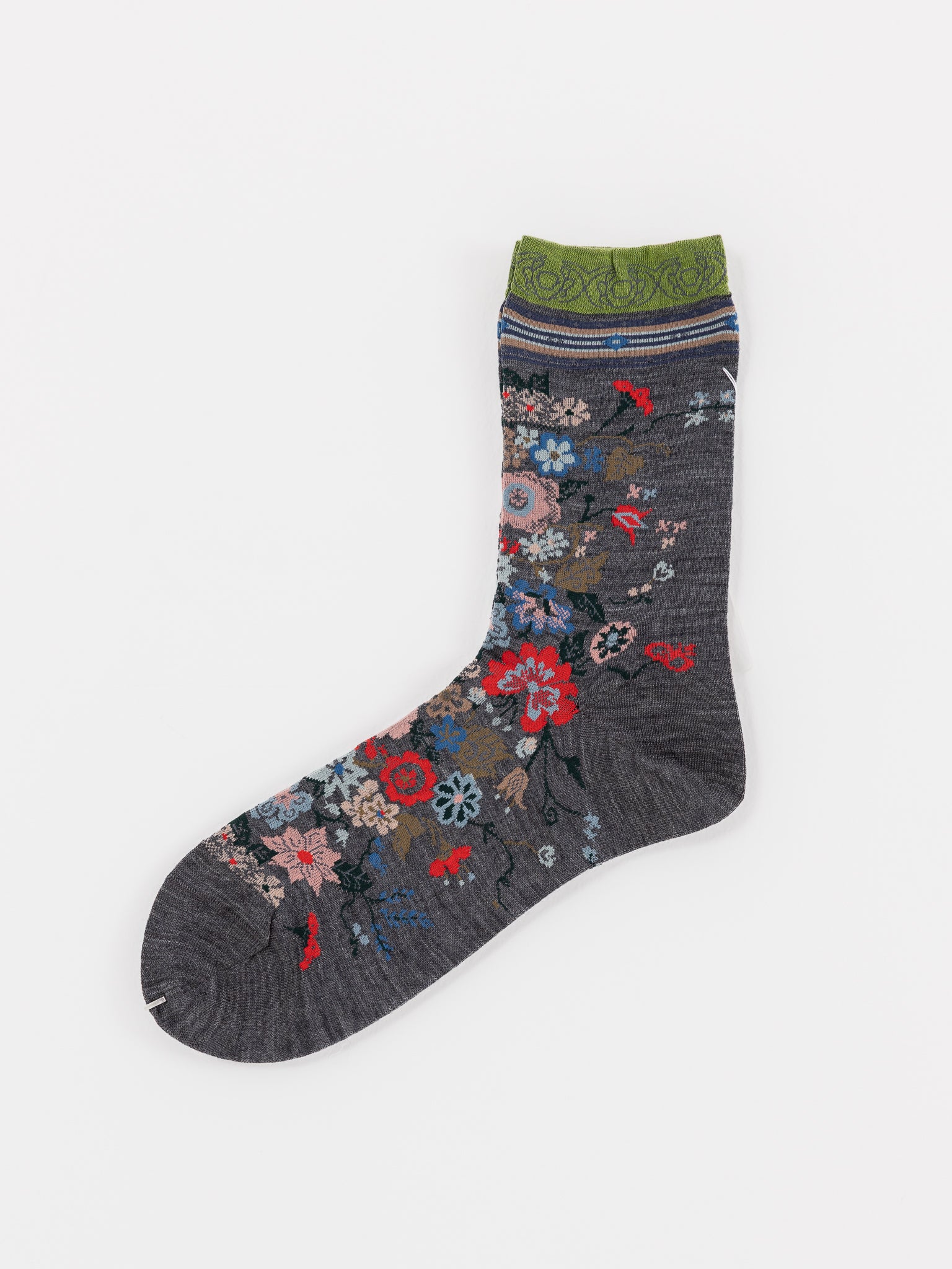 Antipast Happy Flower Socks in Grey - ANTIPAST at Worthwhile - shop SOCK