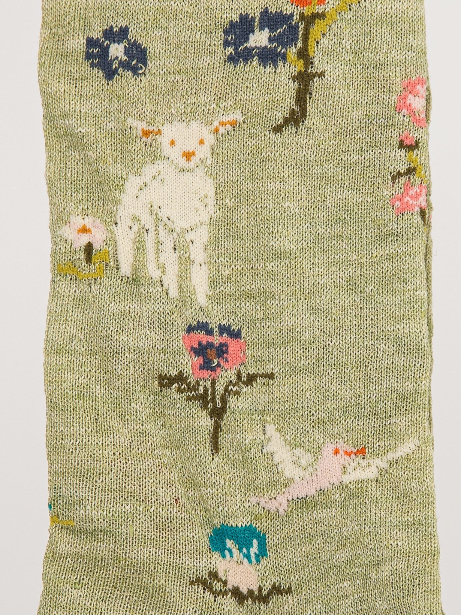 Antipast Garden Flower Socks in Lime - ANTIPAST at Worthwhile - shop SOCK