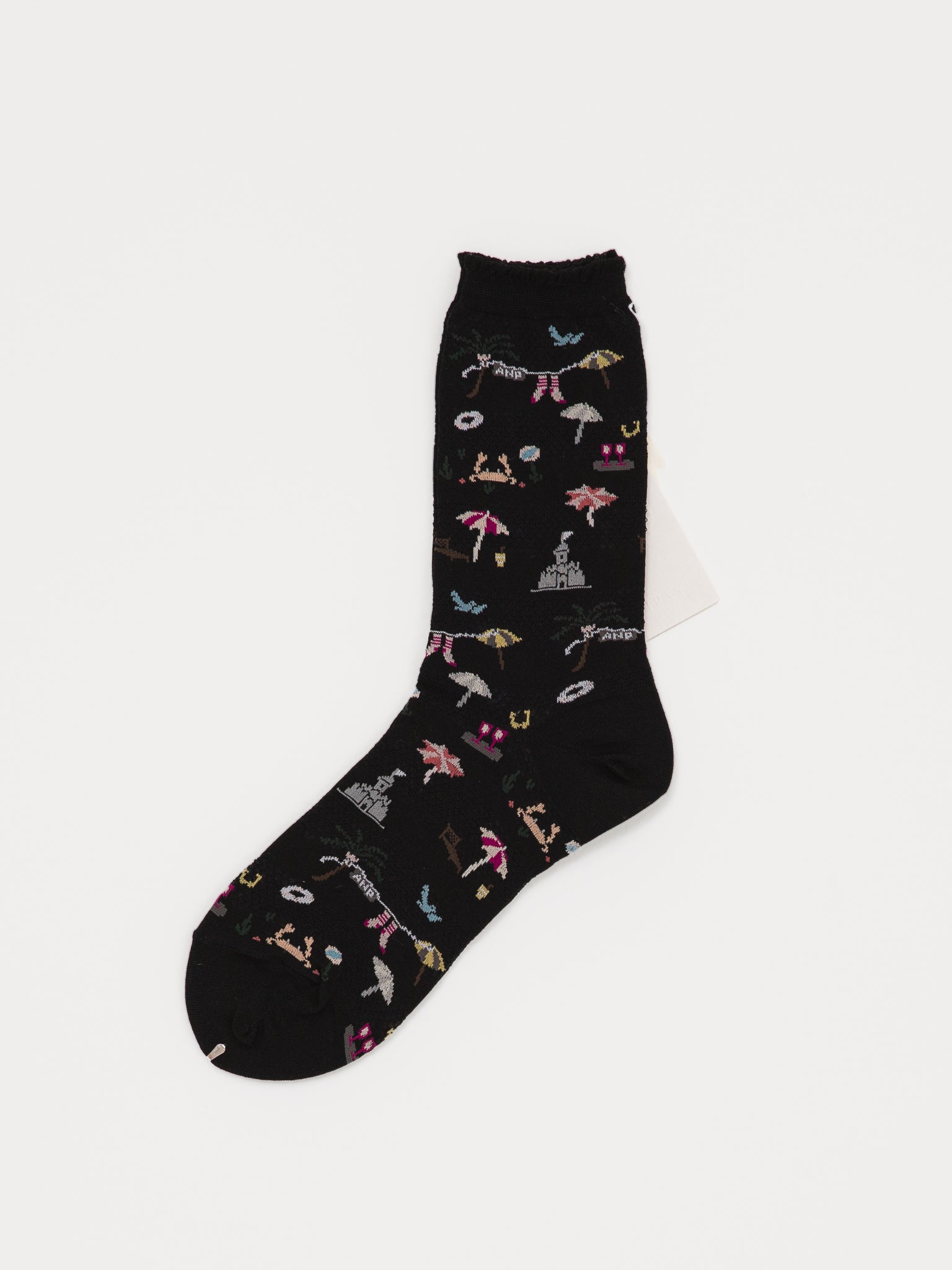 Antipast Summer Beach Socks in Black - ANTIPAST at Worthwhile - shop SOCK