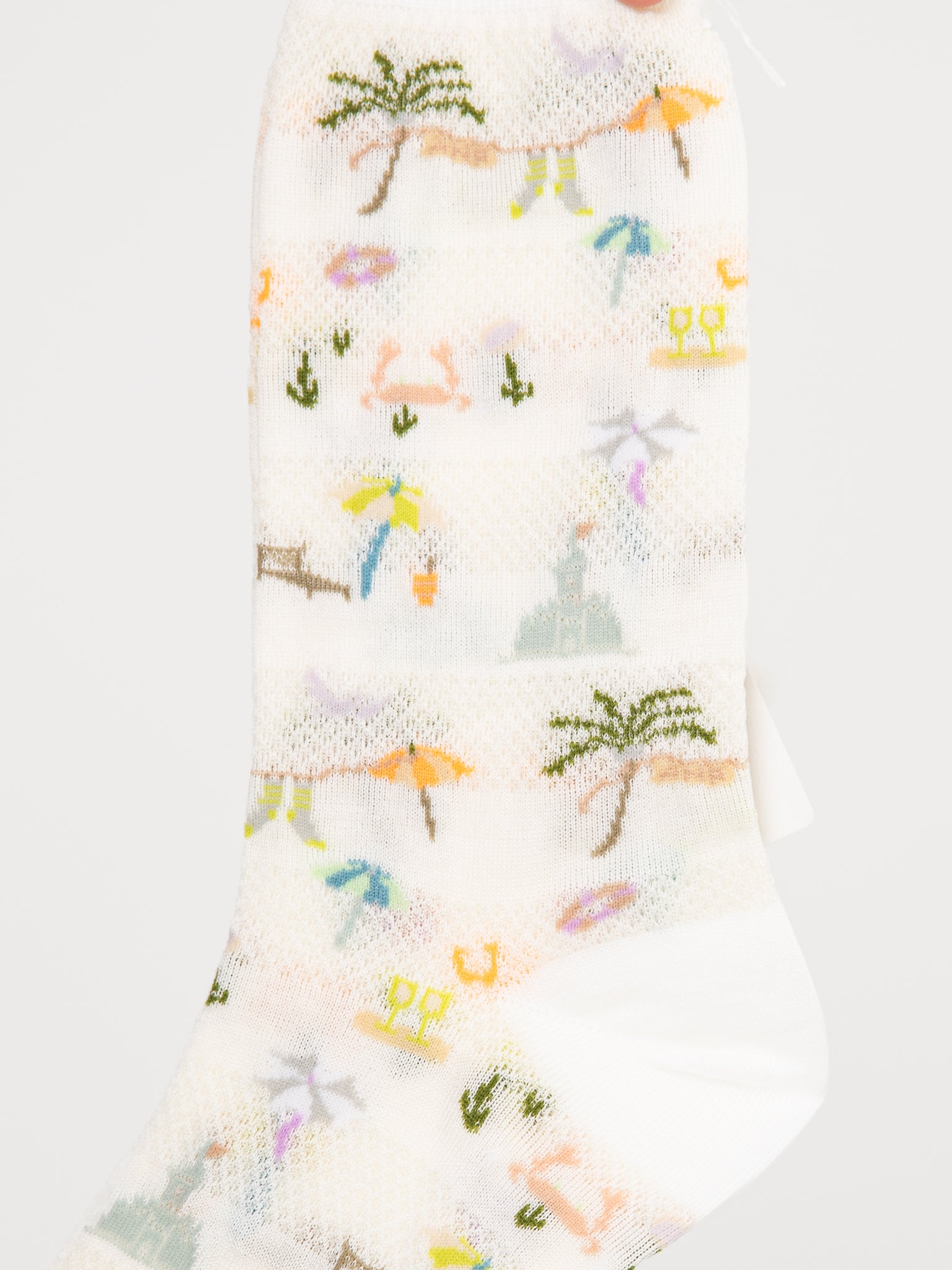 Antipast Summer Beach Socks in Off White - ANTIPAST at Worthwhile - shop SOCK