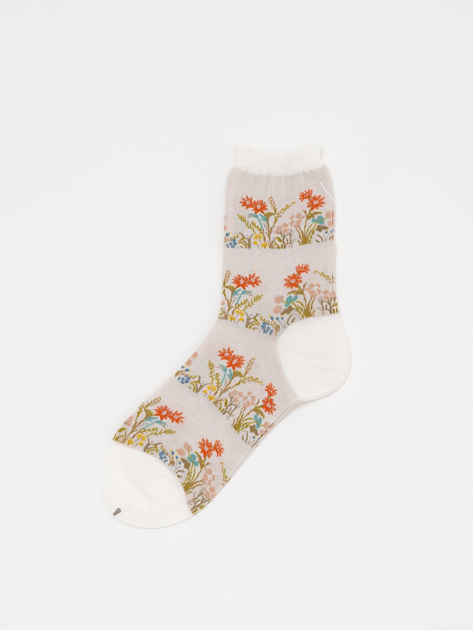 Antipast Wildflower Socks in White - ANTIPAST at Worthwhile - shop SOCK