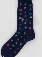 Antipast Polka Flower Socks in Navy - ANTIPAST at Worthwhile - shop SOCK