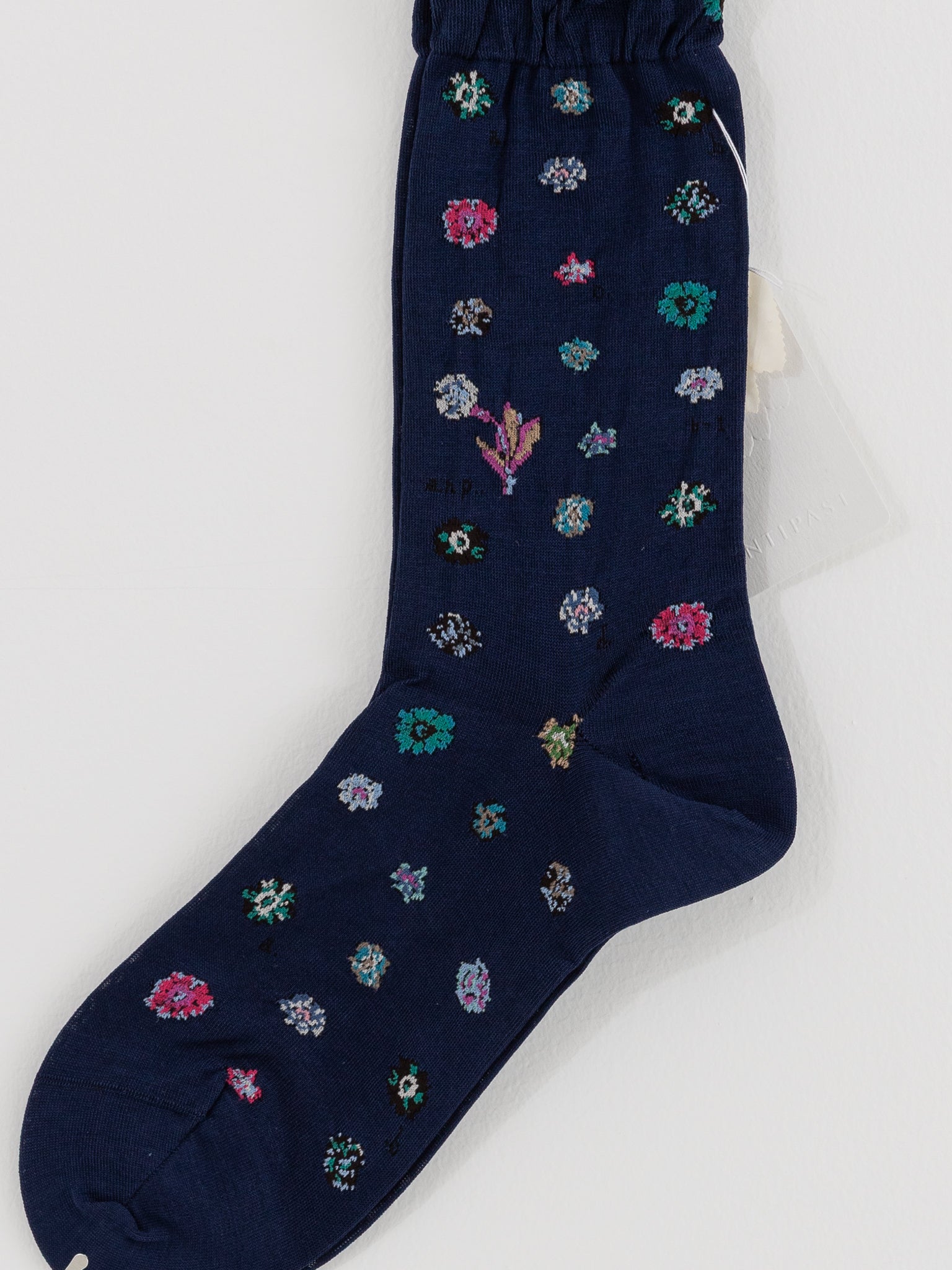 Antipast Polka Flower Socks in Navy - ANTIPAST at Worthwhile - shop SOCK