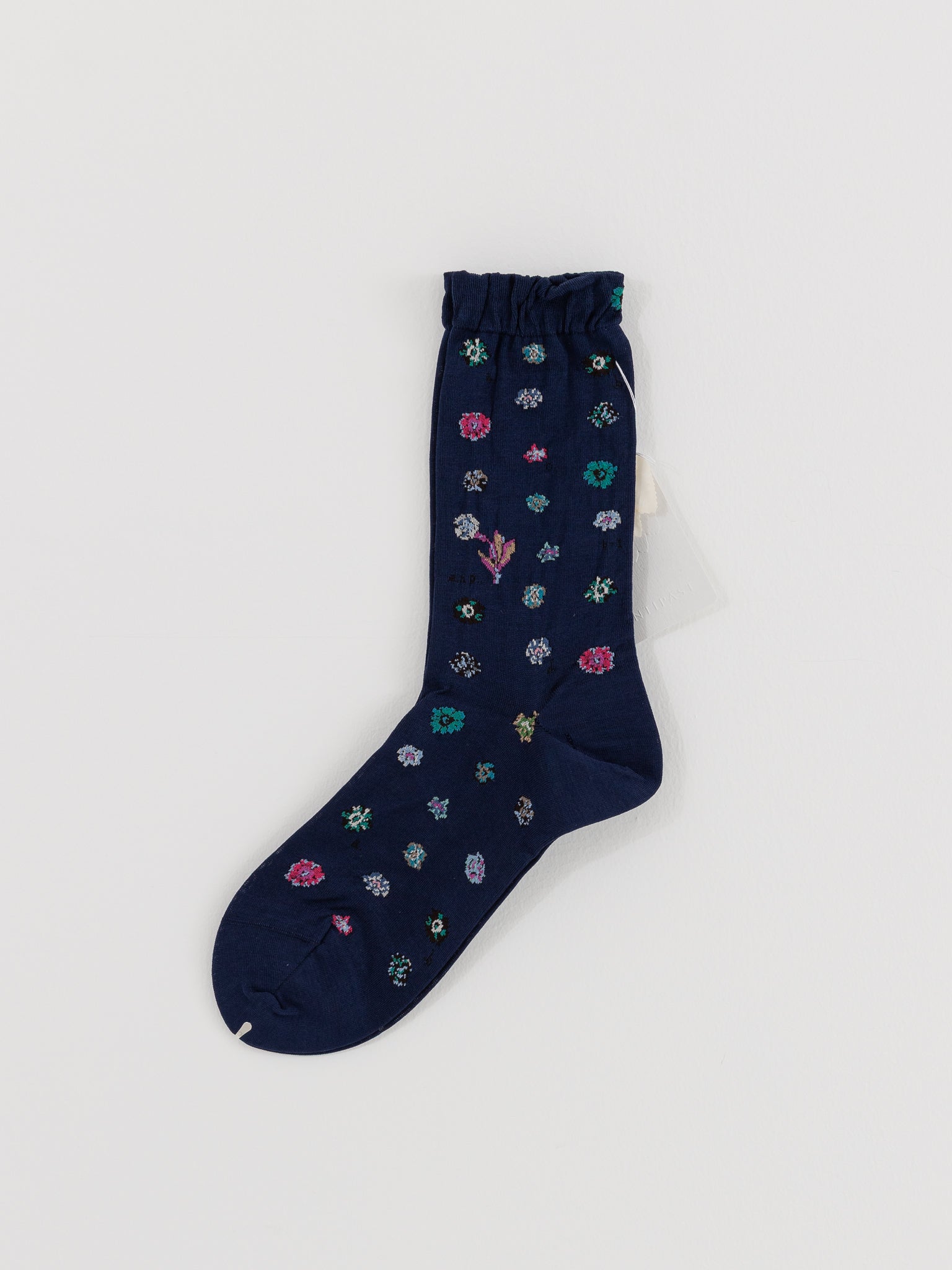 Antipast Polka Flower Socks in Navy - ANTIPAST at Worthwhile - shop SOCK