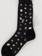 Antipast Polka Flower Socks in Black - ANTIPAST at Worthwhile - shop SOCK