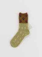 Antipast Lily of the Valley Socks in Green - ANTIPAST at Worthwhile - shop SOCK