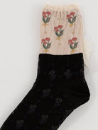 Antipast Lily of the Valley Socks in Black - ANTIPAST at Worthwhile - shop SOCK