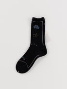 Antipast Botanical Flower Socks in Black - ANTIPAST at Worthwhile - shop SOCK
