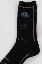 Antipast Botanical Flower Socks in Black - ANTIPAST at Worthwhile - shop SOCK