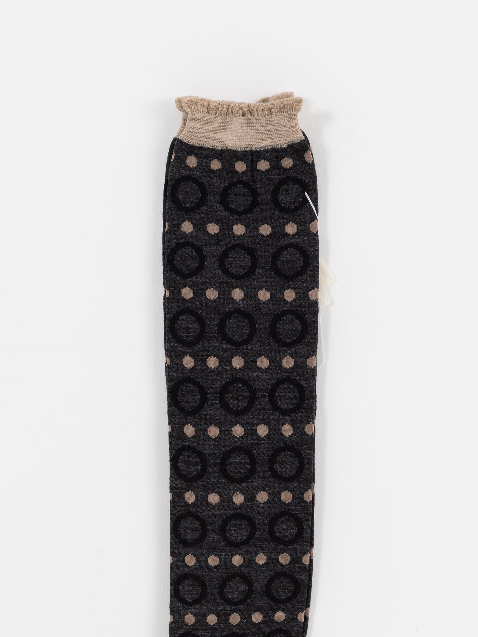 Antipast Ring Ring Ring High Socks in Charcoal - ANTIPAST at Worthwhile - shop SOCK