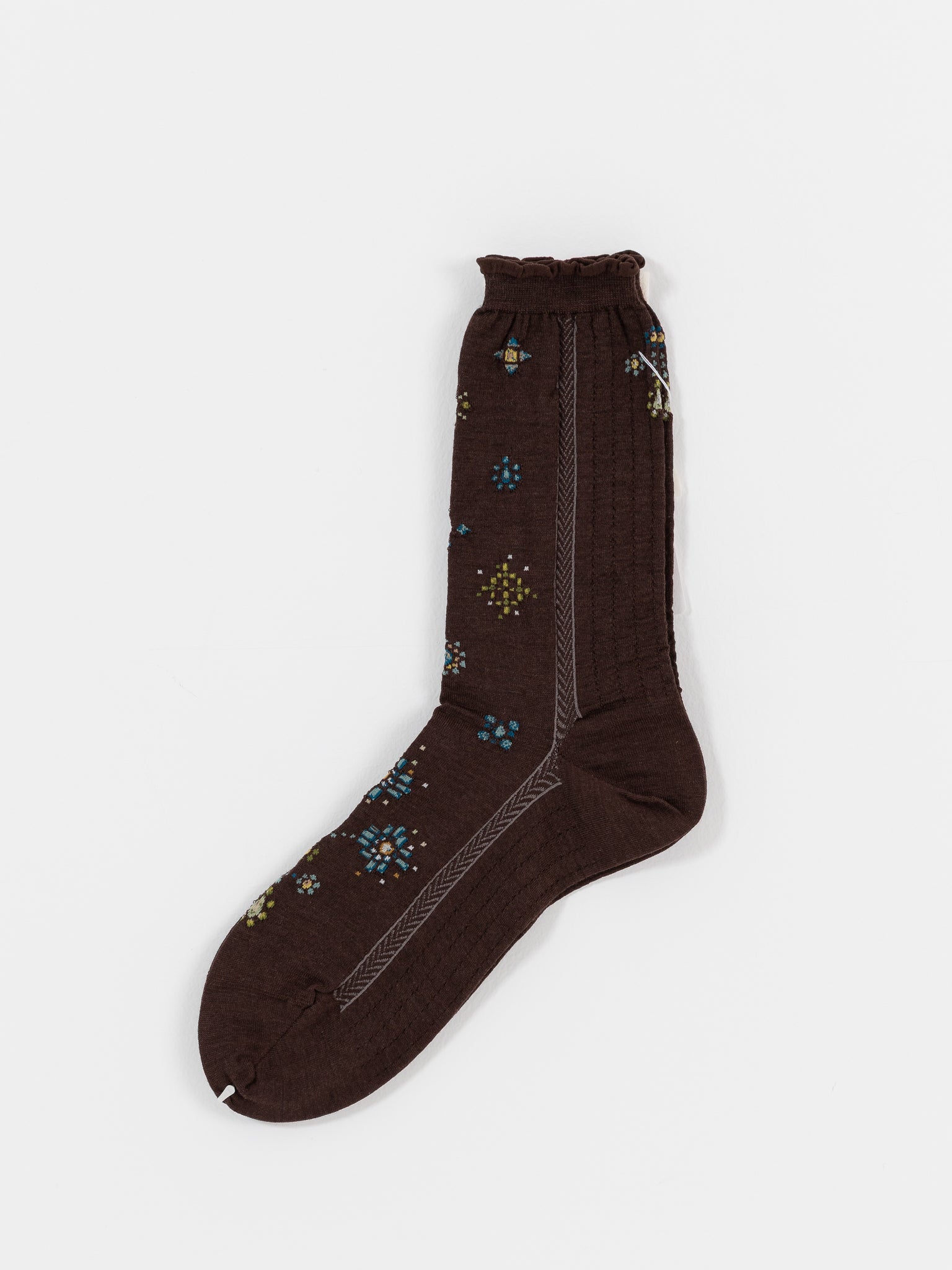 Antipast Like Jewelry Socks in Dark Brown - ANTIPAST at Worthwhile - shop SOCK