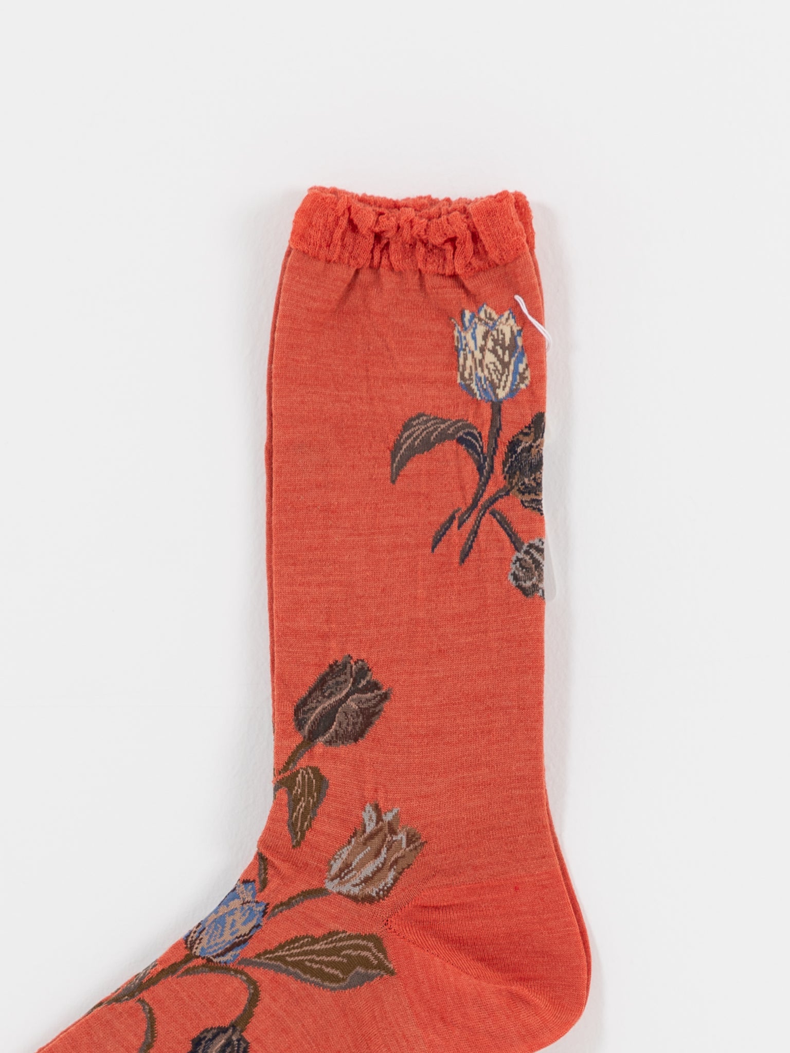 Antipast Tulip Bouquet Socks in Coral - ANTIPAST at Worthwhile - shop SOCK