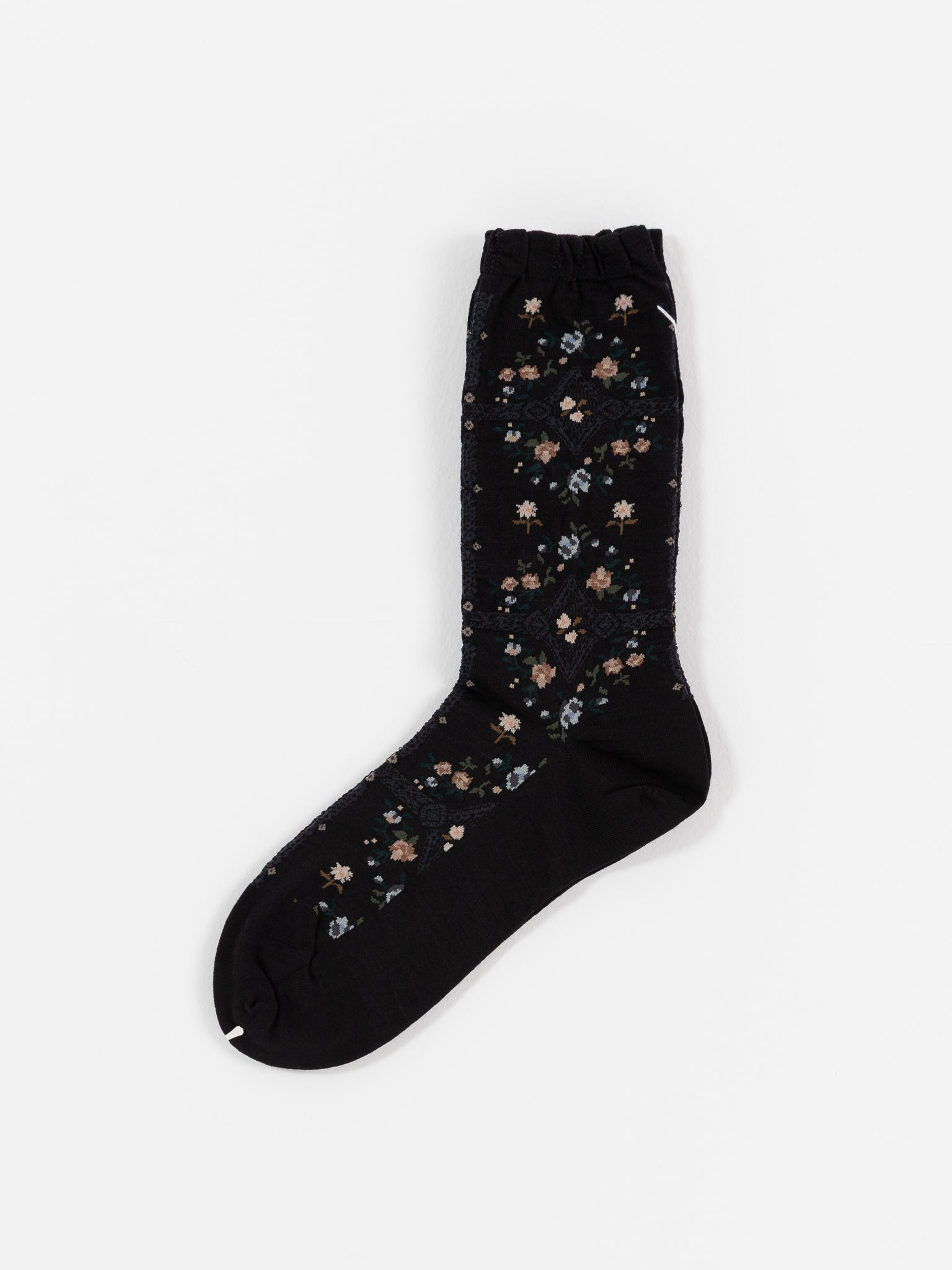 Antipast Rose Wall Socks in Black - ANTIPAST at Worthwhile - shop SOCK