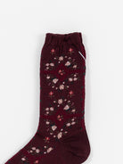 Antipast Rose Wall Socks in Wine - ANTIPAST at Worthwhile - shop SOCK
