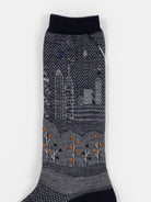 Antipast City Scape Socks in Navy - ANTIPAST at Worthwhile - shop SOCK