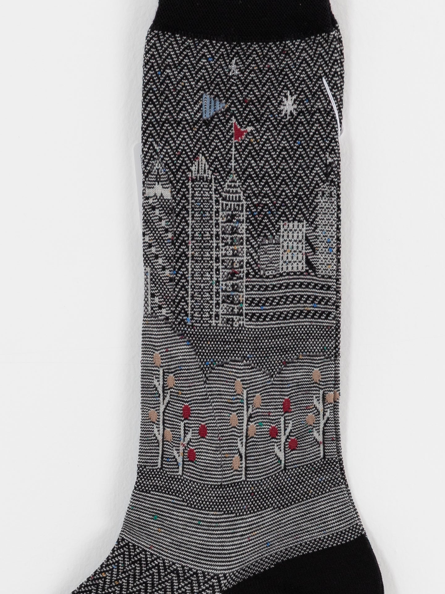 Antipast City Scape Socks in Black - ANTIPAST at Worthwhile - shop SOCK