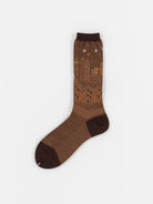 Antipast City Scape Socks in Brown - ANTIPAST at Worthwhile - shop SOCK