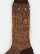 Antipast City Scape Socks in Brown - ANTIPAST at Worthwhile - shop SOCK