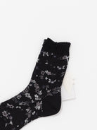Antipast Peace Flower Socks, Black - Worthwhile