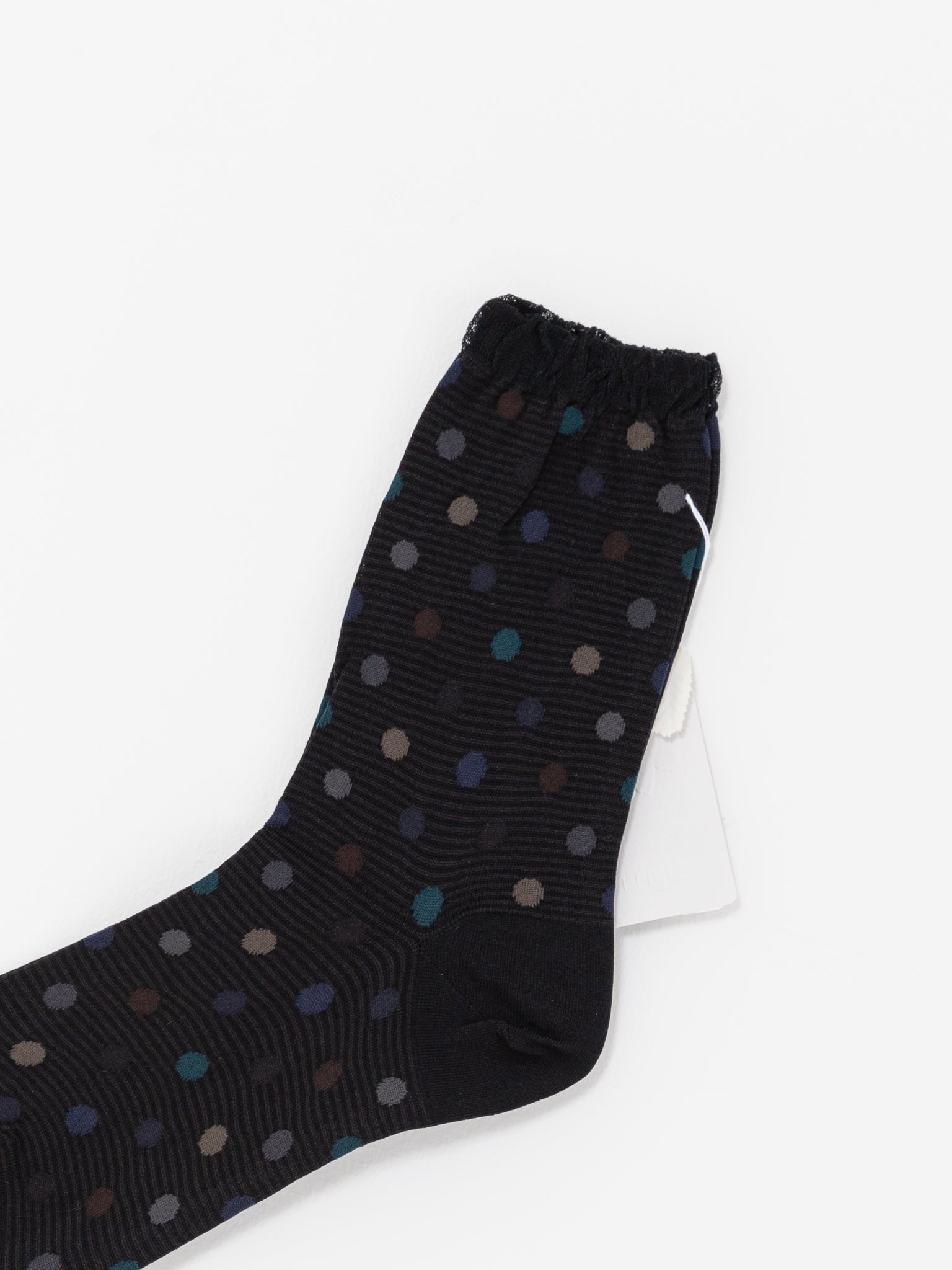 Antipast Candy Dot Socks, Black - Worthwhile