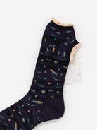 Antipast Sea Paradise Socks, Navy - Worthwhile