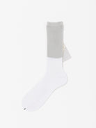 Antipast Two Tone Rib Socks, White/Grey - Worthwhile