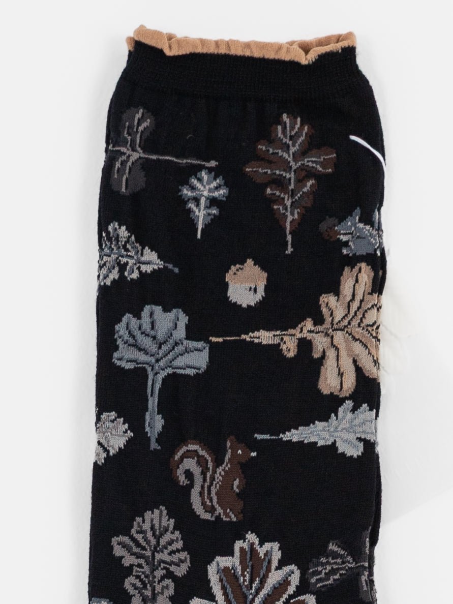 Antipast Autumn Park Socks in Black - ANTIPAST at Worthwhile - shop SOCK
