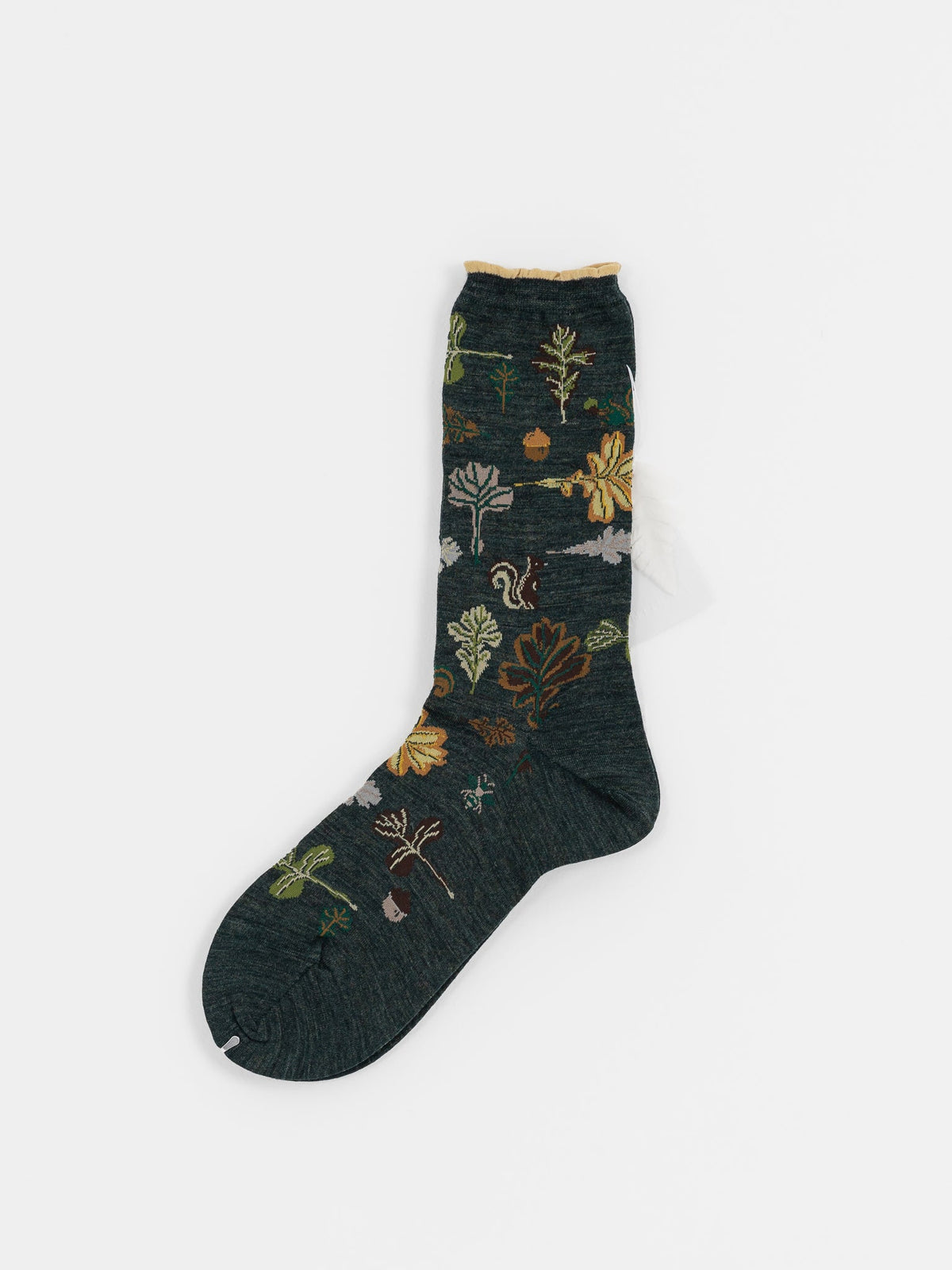 Antipast Autumn Park Socks in Green - ANTIPAST at Worthwhile - shop SOCK